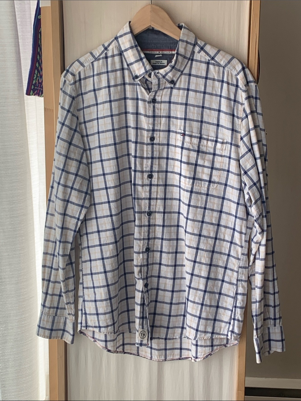 Tommy Hilfiger Men’s XL Cotton Shirt Plaid